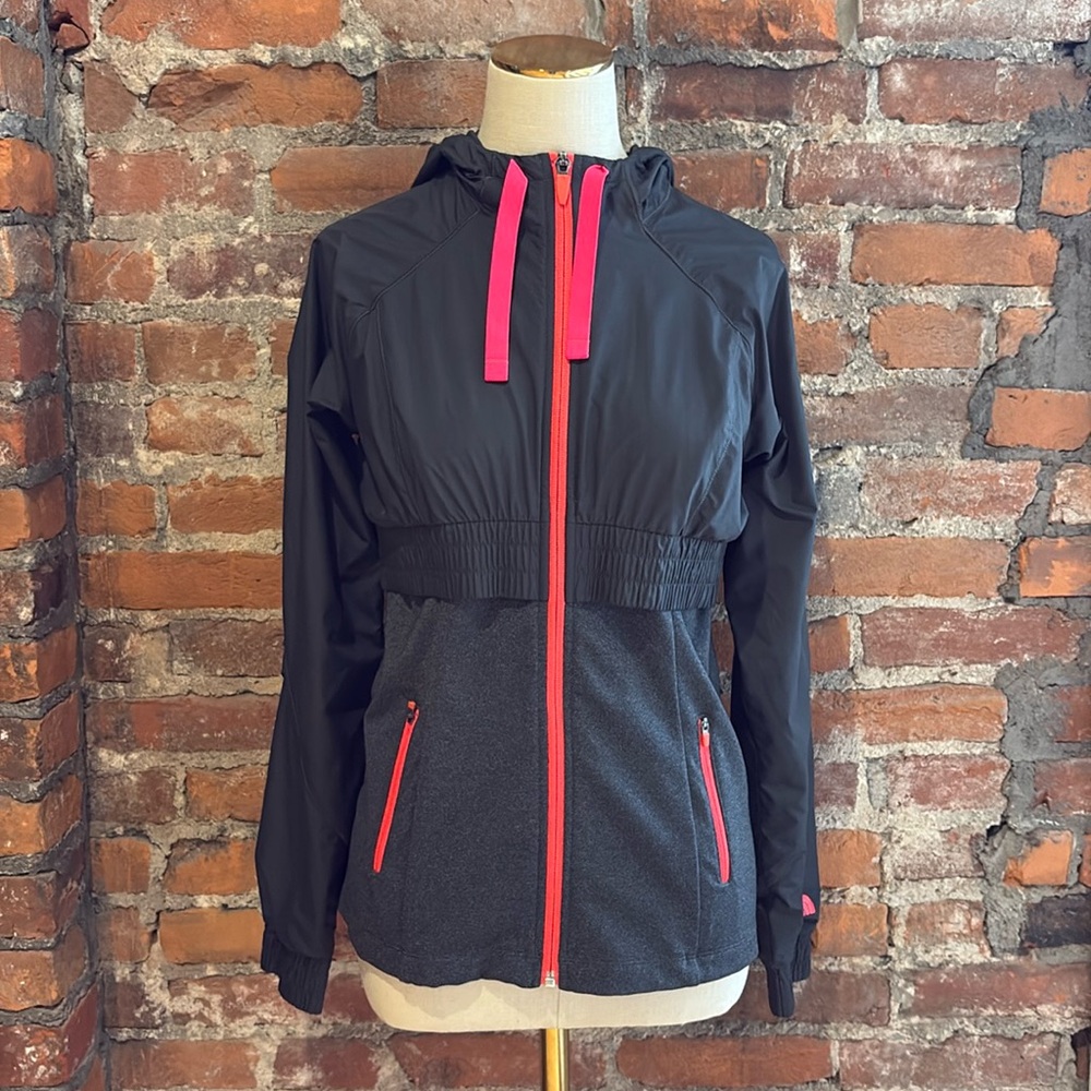 The North Face Grey Hooded Windbreaker